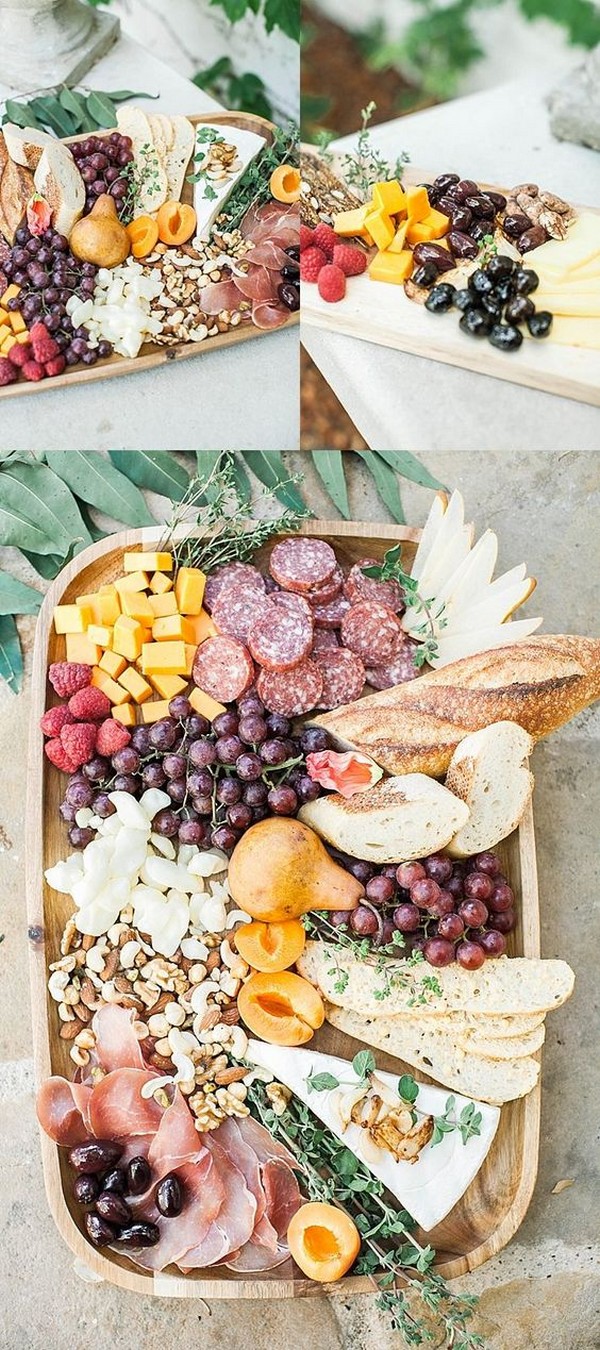 charcuterie table ideas for outdoor weddings