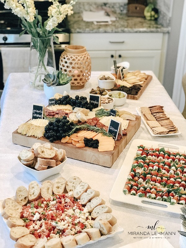 wedding food trends charcuterie wedding table 4