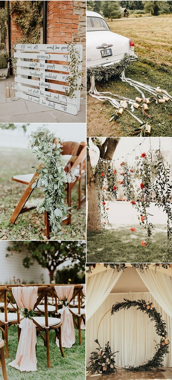 Outdoor Greenery Wedding Ideas for Spring 2020 #wedding #weddings #weddingideas #weddingdecor #weddinginspirations #outdoorwedding #greenerywedding #rusticwedding