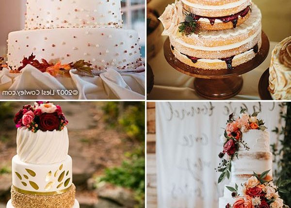 spetacular fall wedding cake ideas