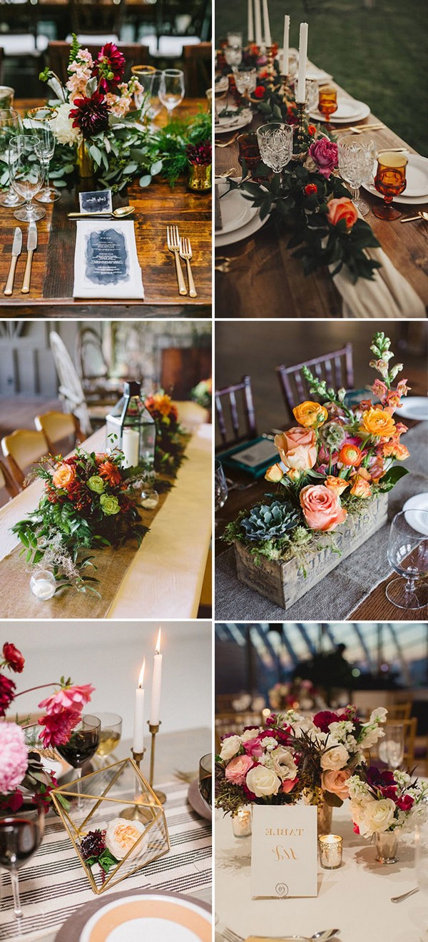 trendy flower wedding centerpieces for fall wedding ideas