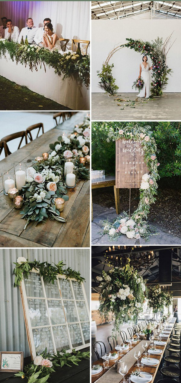 trendy greenery wedding ideas for brides