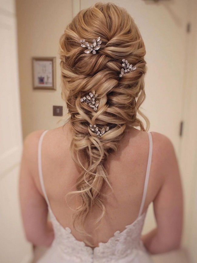 Olga Hampshire Half Up Half Down Wedding Hairstyles #wedding #hair #hairstyles #weddingideas