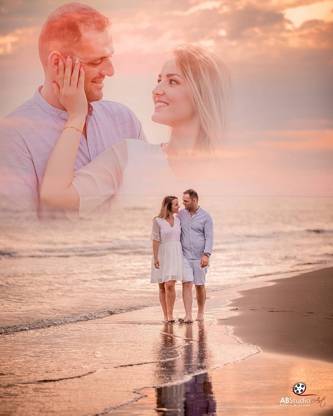 Double Exposure Engagement Photos #engagementphotos #engagement #photograph