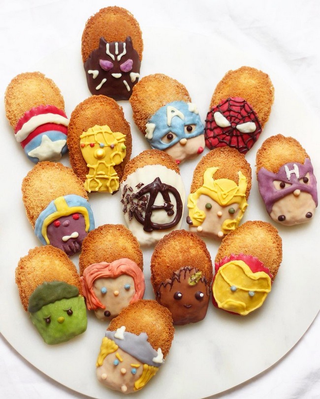 Hero Chocolate dipped Tsum Tsum madeleine