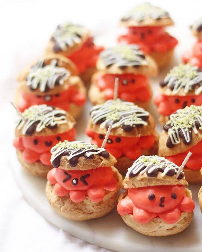 Takoyaki cream puffs