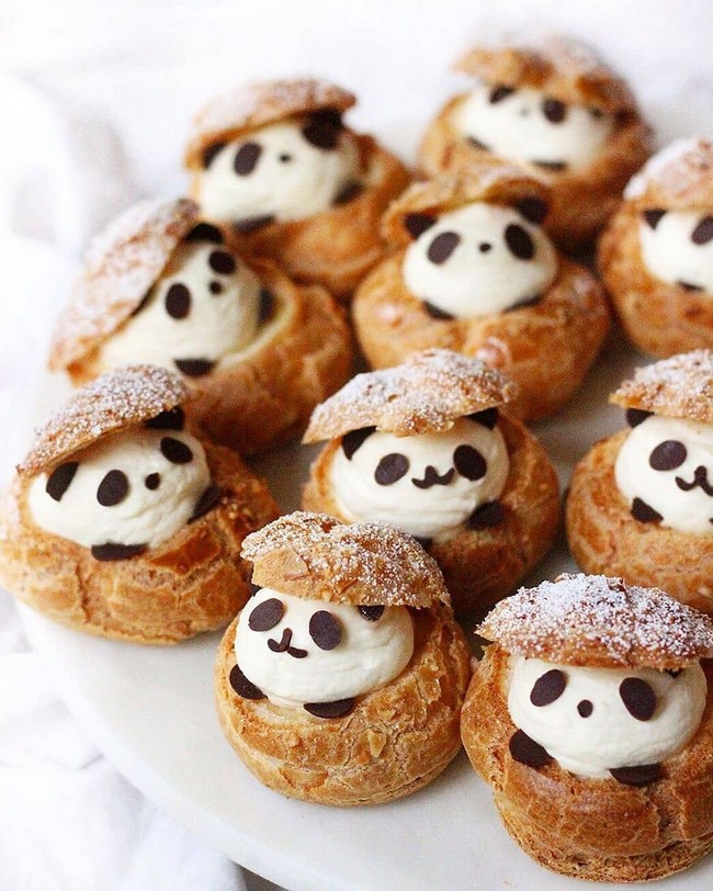 panda choux cream puffs