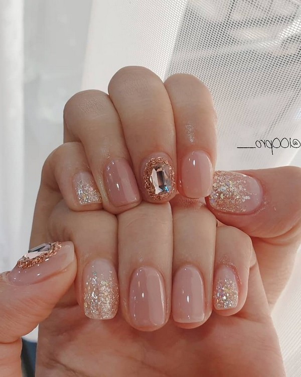 Spring Summer Pastel Neutral Nail Art Designs , nail art design ideas,wedding nails with glitter, coffin nail art designs, bridal nails,nail art for wedding,nail ideas for bride,wedding nails natural, wedding nails, wedding nails bridesmaids, wedding nails coffin,wedding nails acrylic,wedding nails i do,wedding nails french #nail #nailart #weddingnails #bridenails