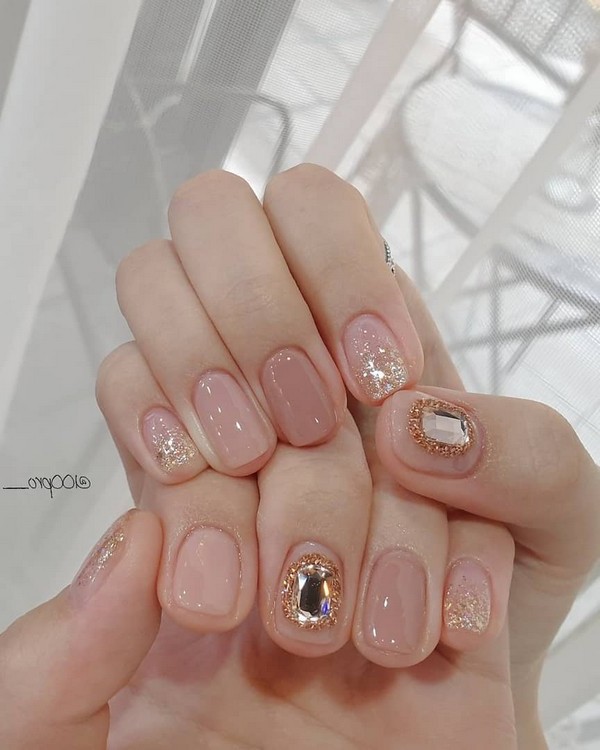 Spring Summer Pastel Neutral Nail Art Designs , nail art design ideas,wedding nails with glitter, coffin nail art designs, bridal nails,nail art for wedding,nail ideas for bride,wedding nails natural, wedding nails, wedding nails bridesmaids, wedding nails coffin,wedding nails acrylic,wedding nails i do,wedding nails french #nail #nailart #weddingnails #bridenails