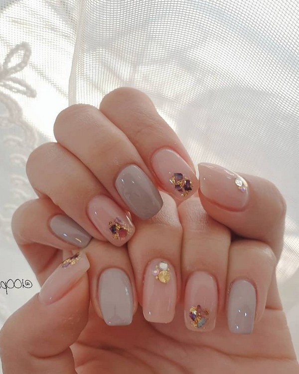 Spring Summer Pastel Neutral Nail Art Designs , nail art design ideas,wedding nails with glitter, coffin nail art designs, bridal nails,nail art for wedding,nail ideas for bride,wedding nails natural, wedding nails, wedding nails bridesmaids, wedding nails coffin,wedding nails acrylic,wedding nails i do,wedding nails french #nail #nailart #weddingnails #bridenails