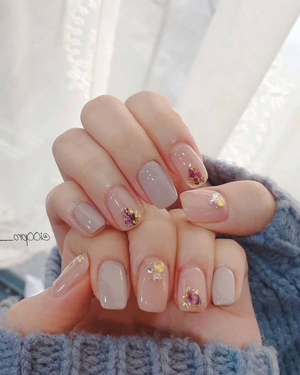 Spring Summer Pastel Neutral Nail Art Designs , nail art design ideas,wedding nails with glitter, coffin nail art designs, bridal nails,nail art for wedding,nail ideas for bride,wedding nails natural, wedding nails, wedding nails bridesmaids, wedding nails coffin,wedding nails acrylic,wedding nails i do,wedding nails french #nail #nailart #weddingnails #bridenails