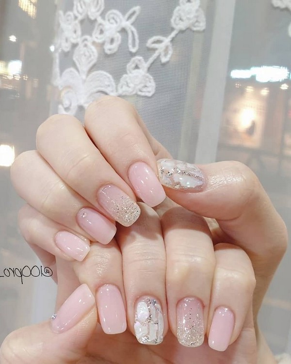 Spring Summer Pastel Neutral Nail Art Designs , nail art design ideas,wedding nails with glitter, coffin nail art designs, bridal nails,nail art for wedding,nail ideas for bride,wedding nails natural, wedding nails, wedding nails bridesmaids, wedding nails coffin,wedding nails acrylic,wedding nails i do,wedding nails french #nail #nailart #weddingnails #bridenails