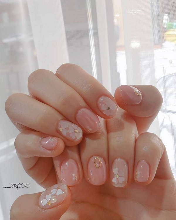 Spring Summer Pastel Neutral Nail Art Designs , nail art design ideas,wedding nails with glitter, coffin nail art designs, bridal nails,nail art for wedding,nail ideas for bride,wedding nails natural, wedding nails, wedding nails bridesmaids, wedding nails coffin,wedding nails acrylic,wedding nails i do,wedding nails french #nail #nailart #weddingnails #bridenails