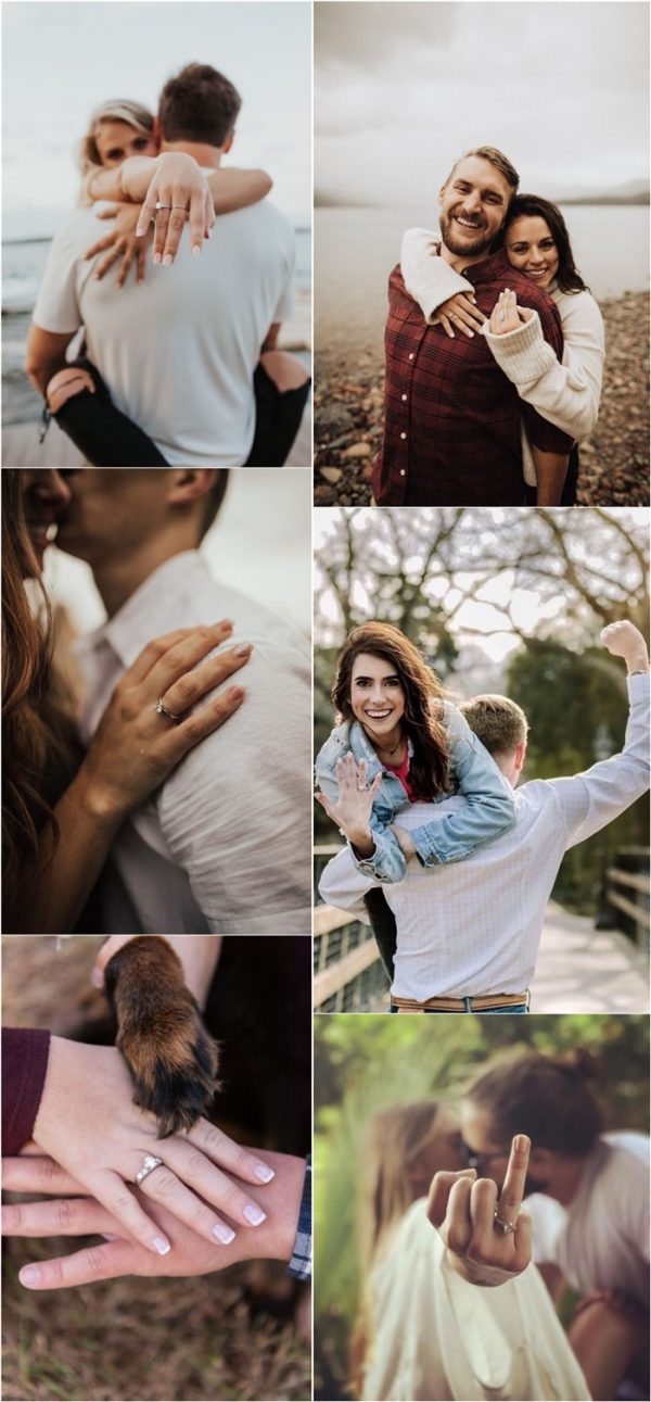 Top 20 Showing Off Engagement Ring Photo Ideas | 💍R & R