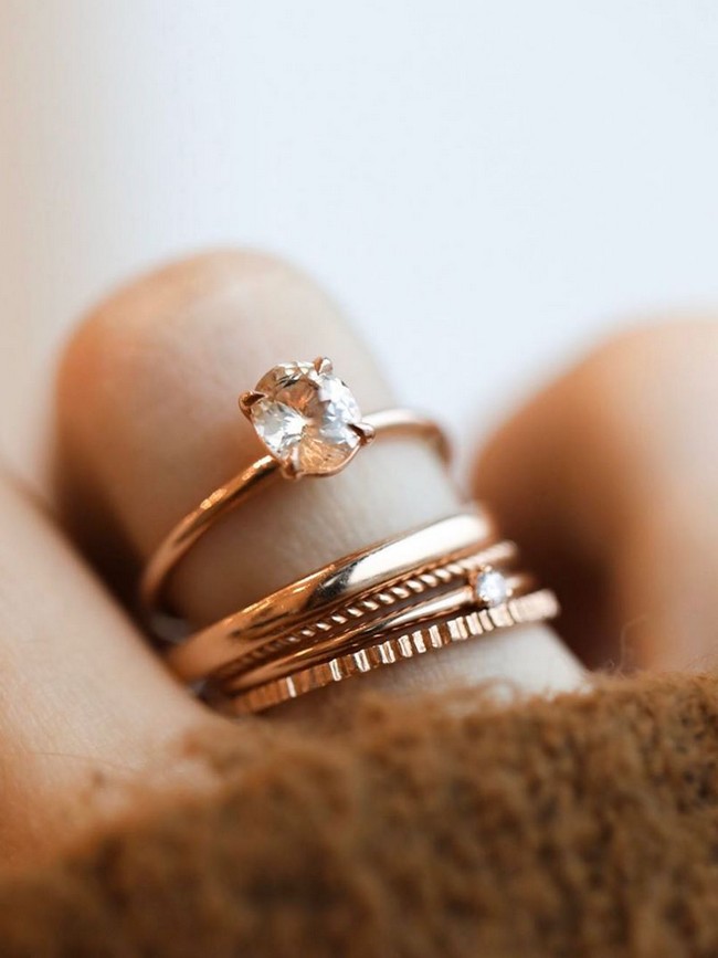 20 Vintage Engagement Rings from considerthewldflwrs | Roses & Rings