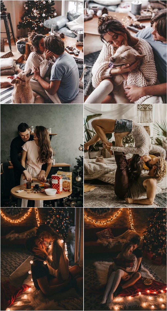 At-Home Engagement Photo Ideas #photos #photopose #boudoir #photography