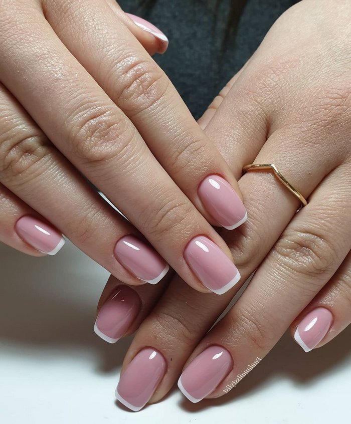 Pink White Wedding Nail Art Design Ideas #wedding #nails #weddingideas #weddingnails