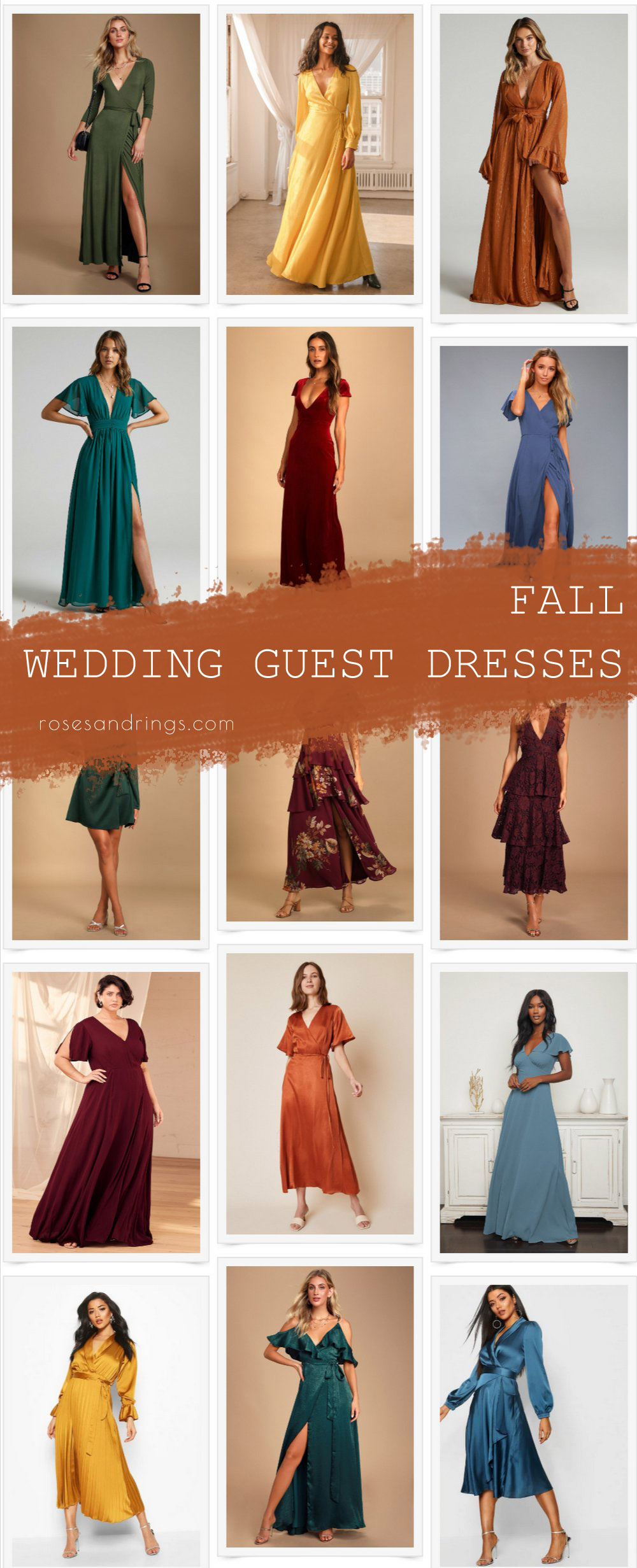 wedding guest dresses fall 2022