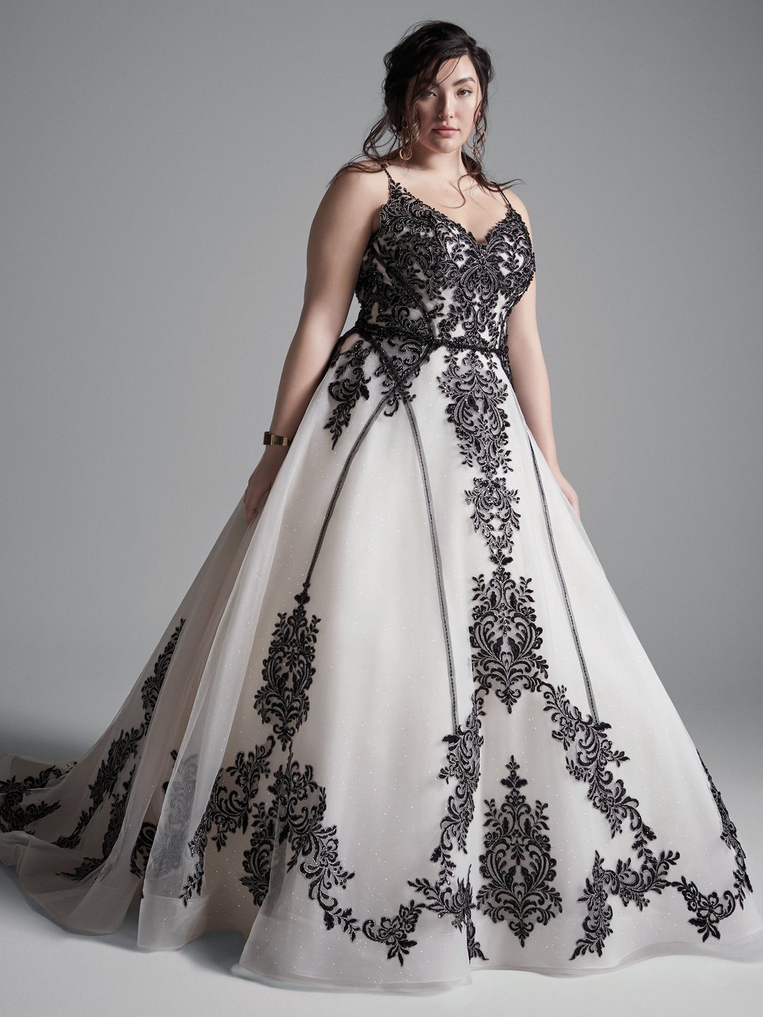 15 Black ☀ White Wedding Dresses ...