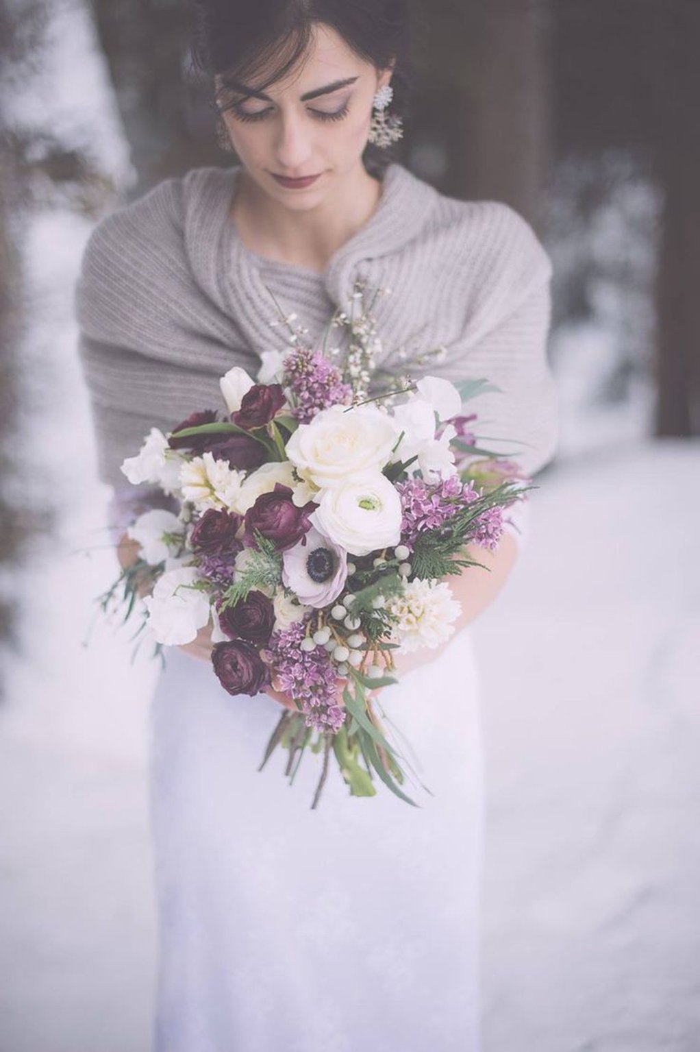 lavender wedding bouquet ideas