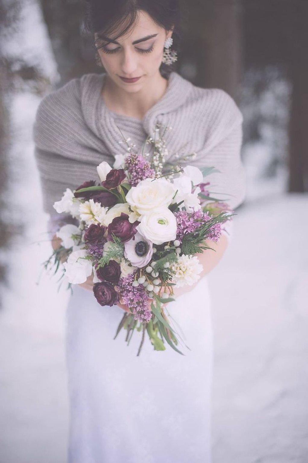 lavender wedding bouquet ideas