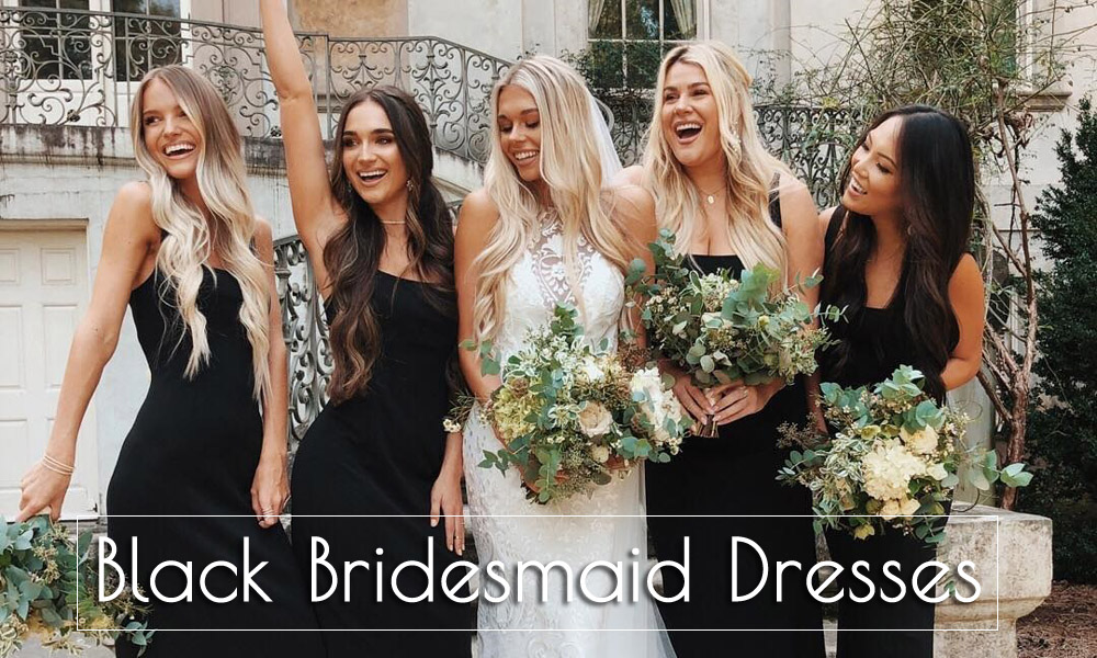 30+ Black Bridesmaid Dresses for 2022 ...