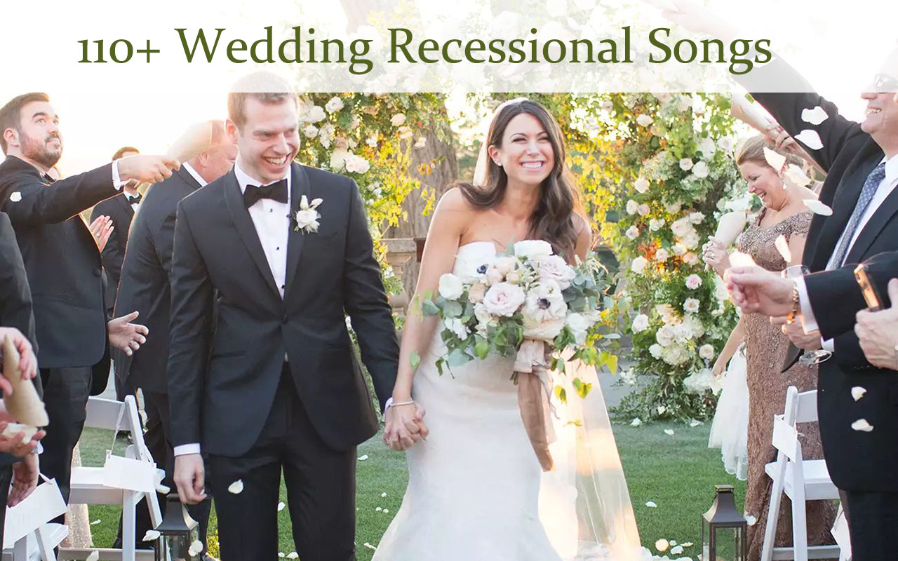 outdoor wedding recessional exit songs