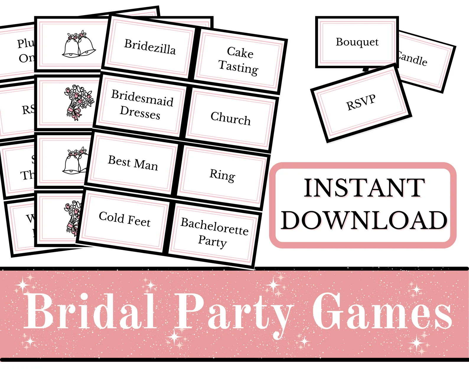 Bridal Catch Phrase Game Bridal Shower Printable Game