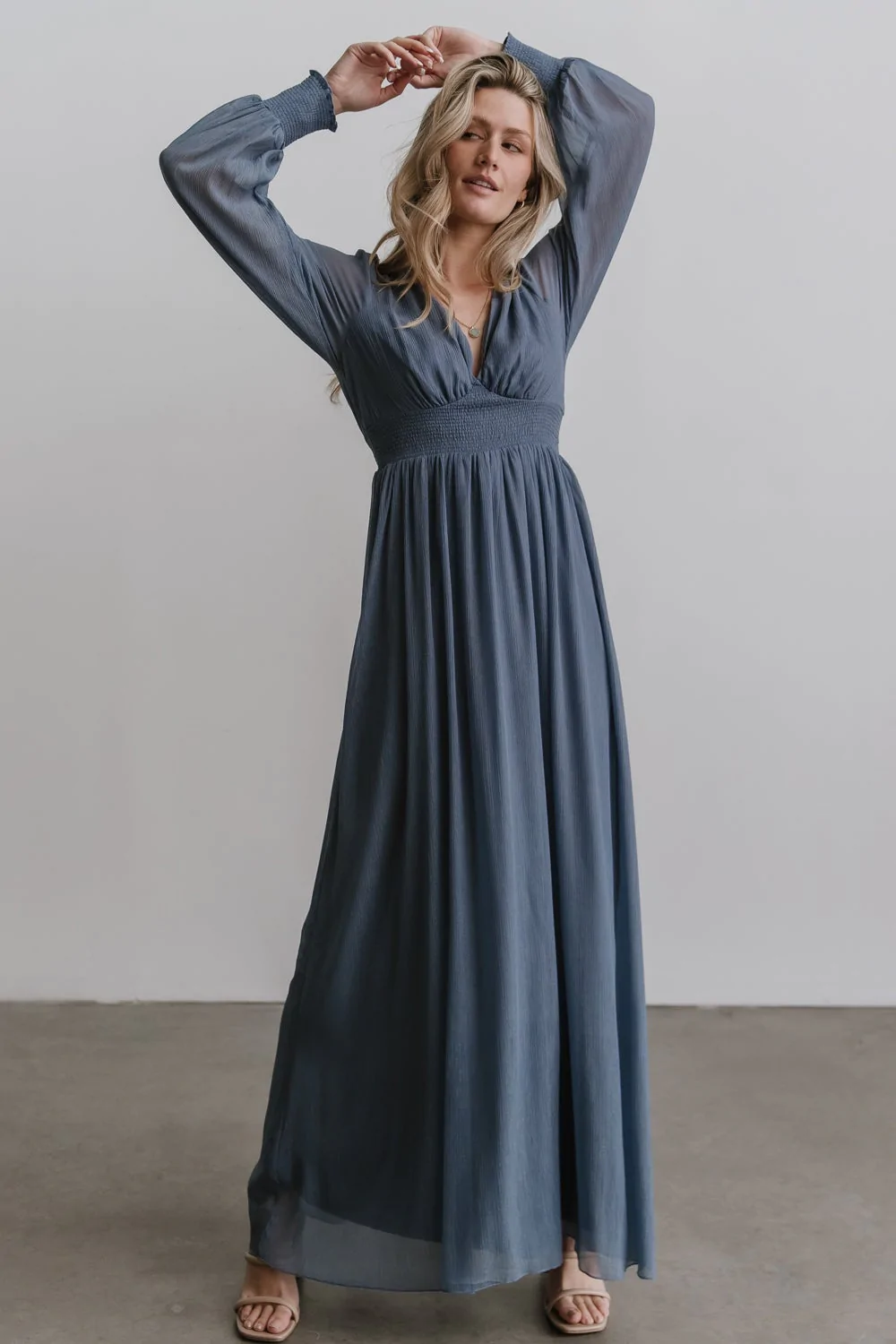 Juliette Shimmer Maxi Dress