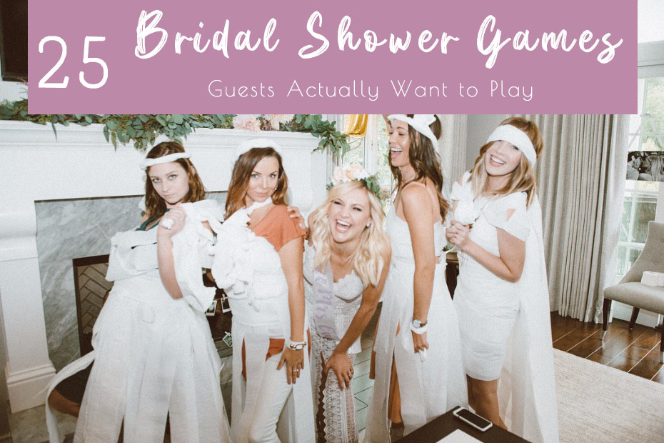 Toilet Paper Wedding Dress bridal game ideas