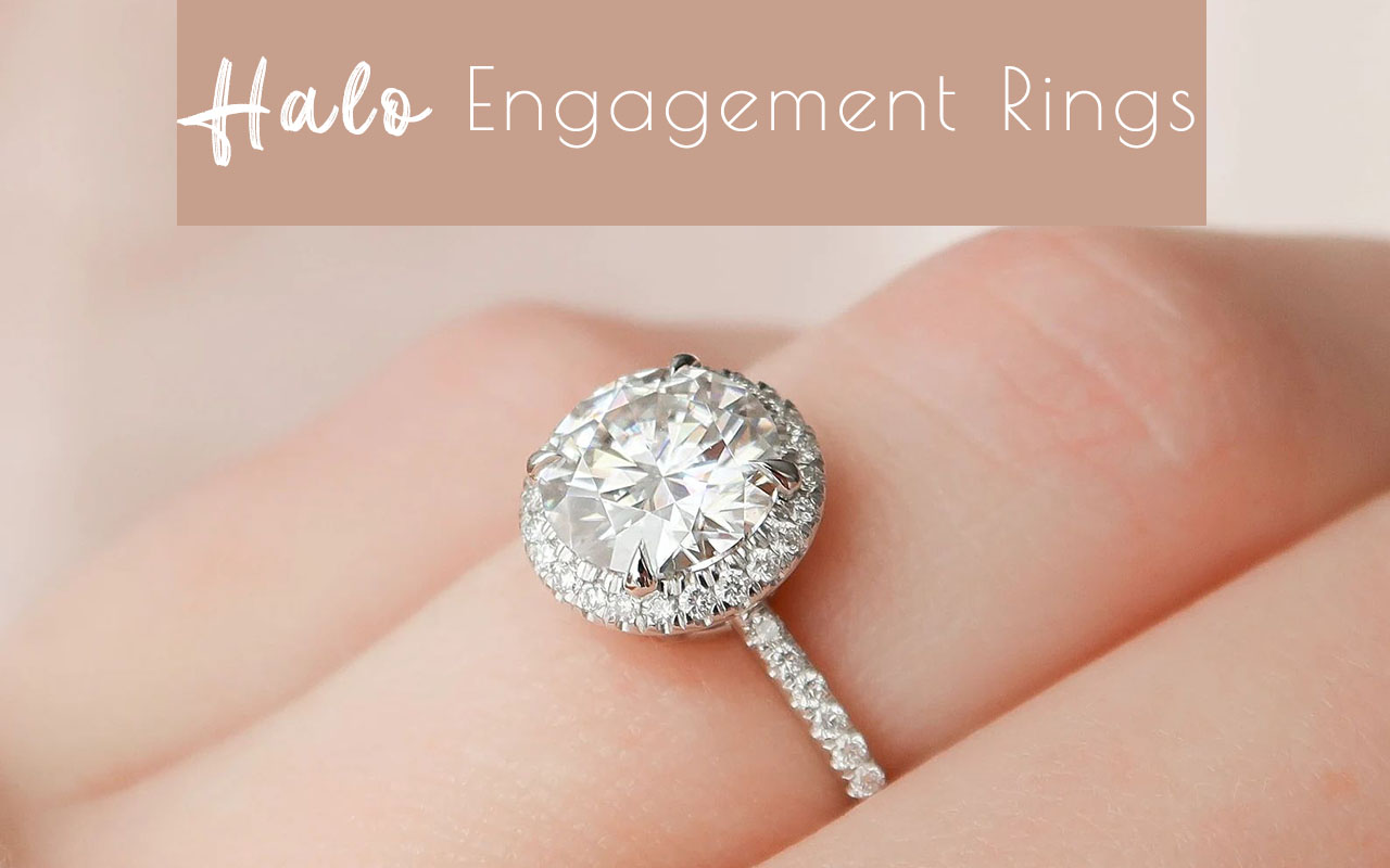 Halo Engagement Rings