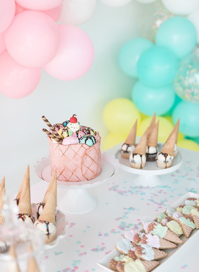 Pastel Ice Cream Social Bridal Shower