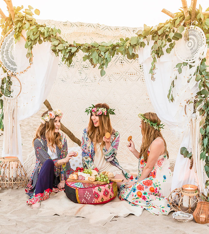 Boho Bridal Shower for the Beach Bride