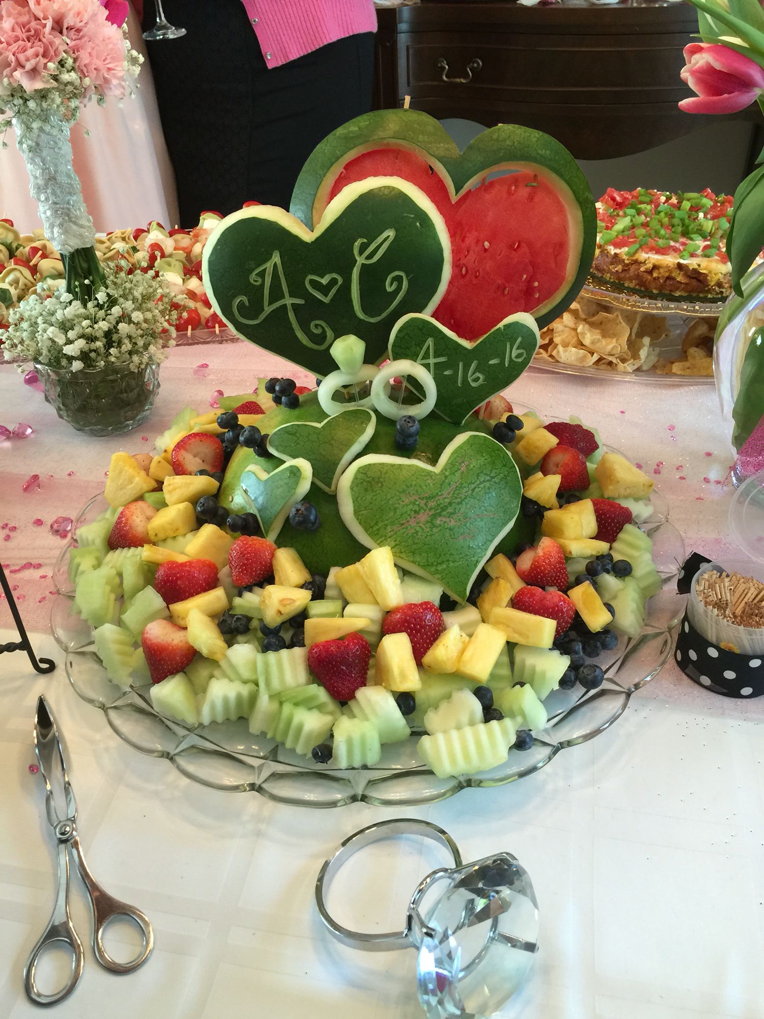 bridal shower ideas fruit