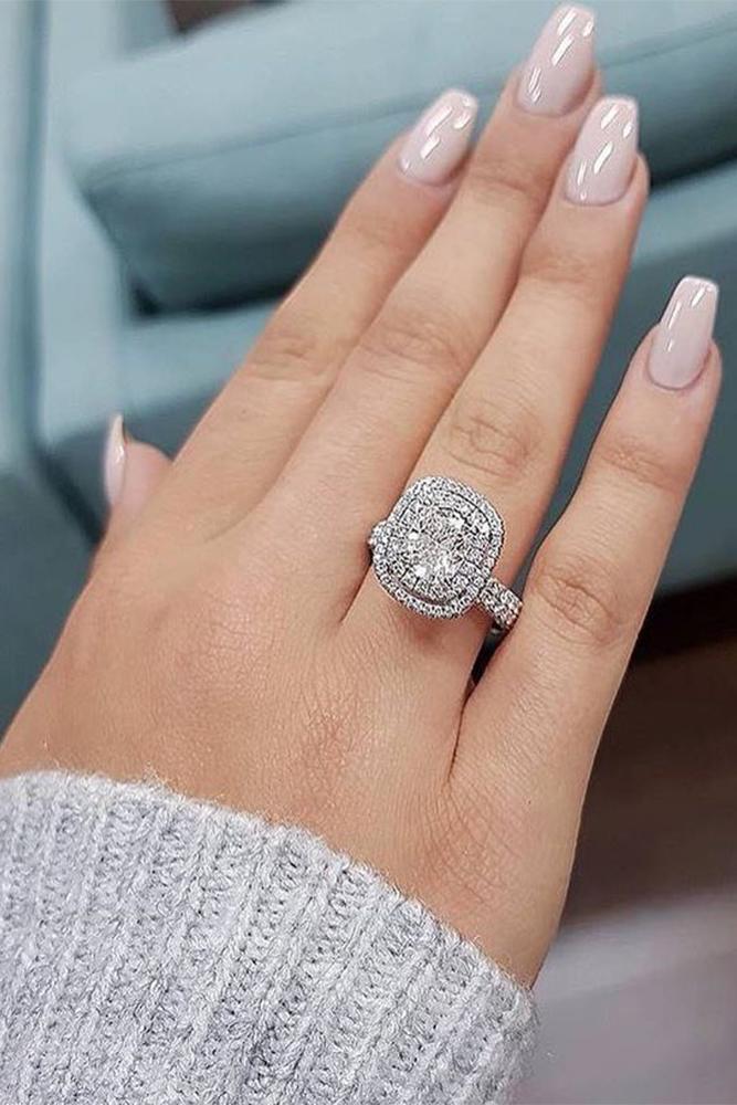 Top halo hotsell engagement rings