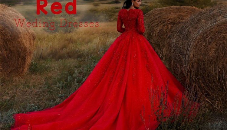 red wedding dresses and gowns