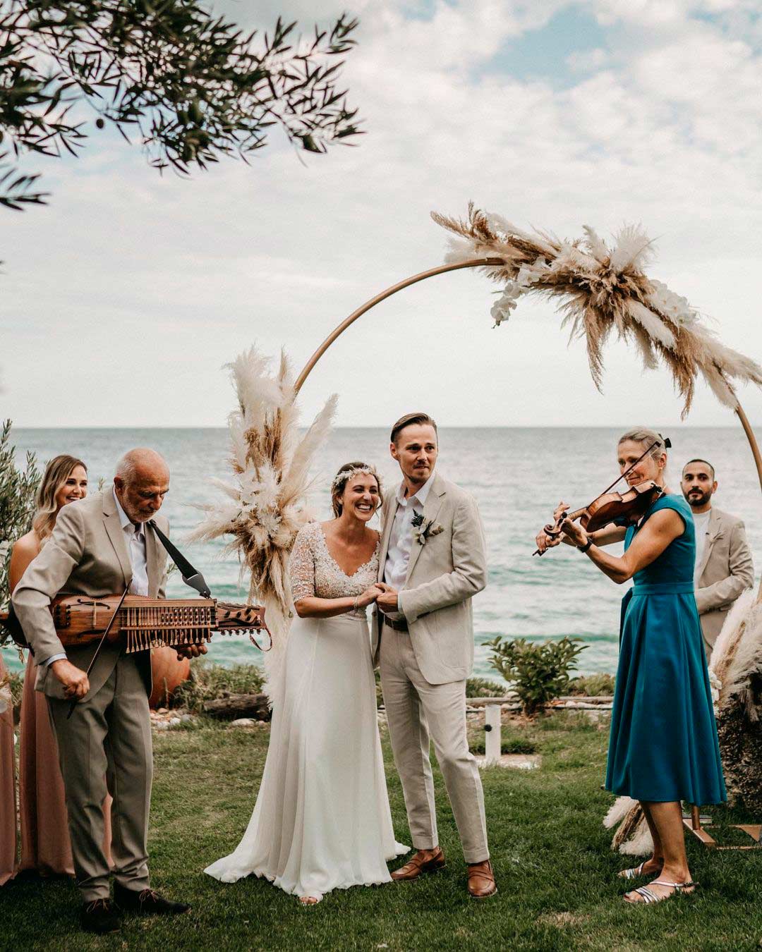 simple wedding ceremony script arch