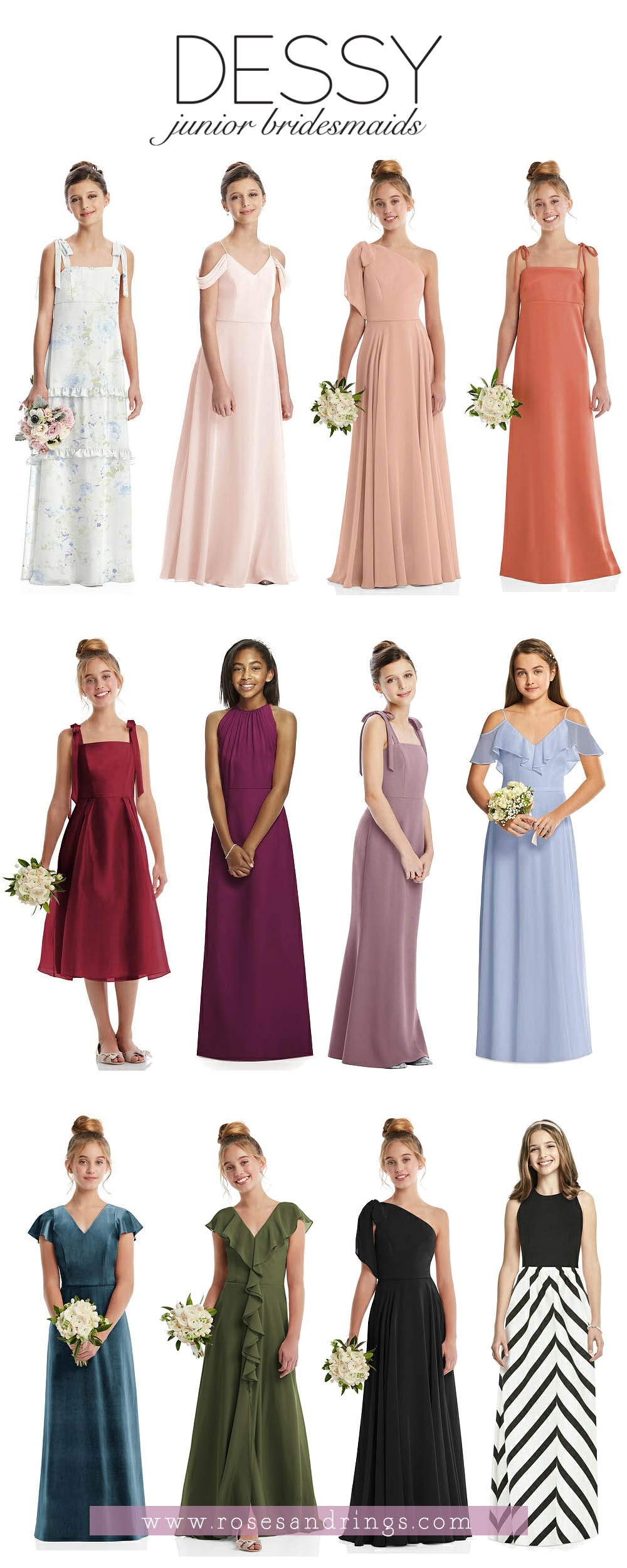 Dessy junior bridesmaid dresses