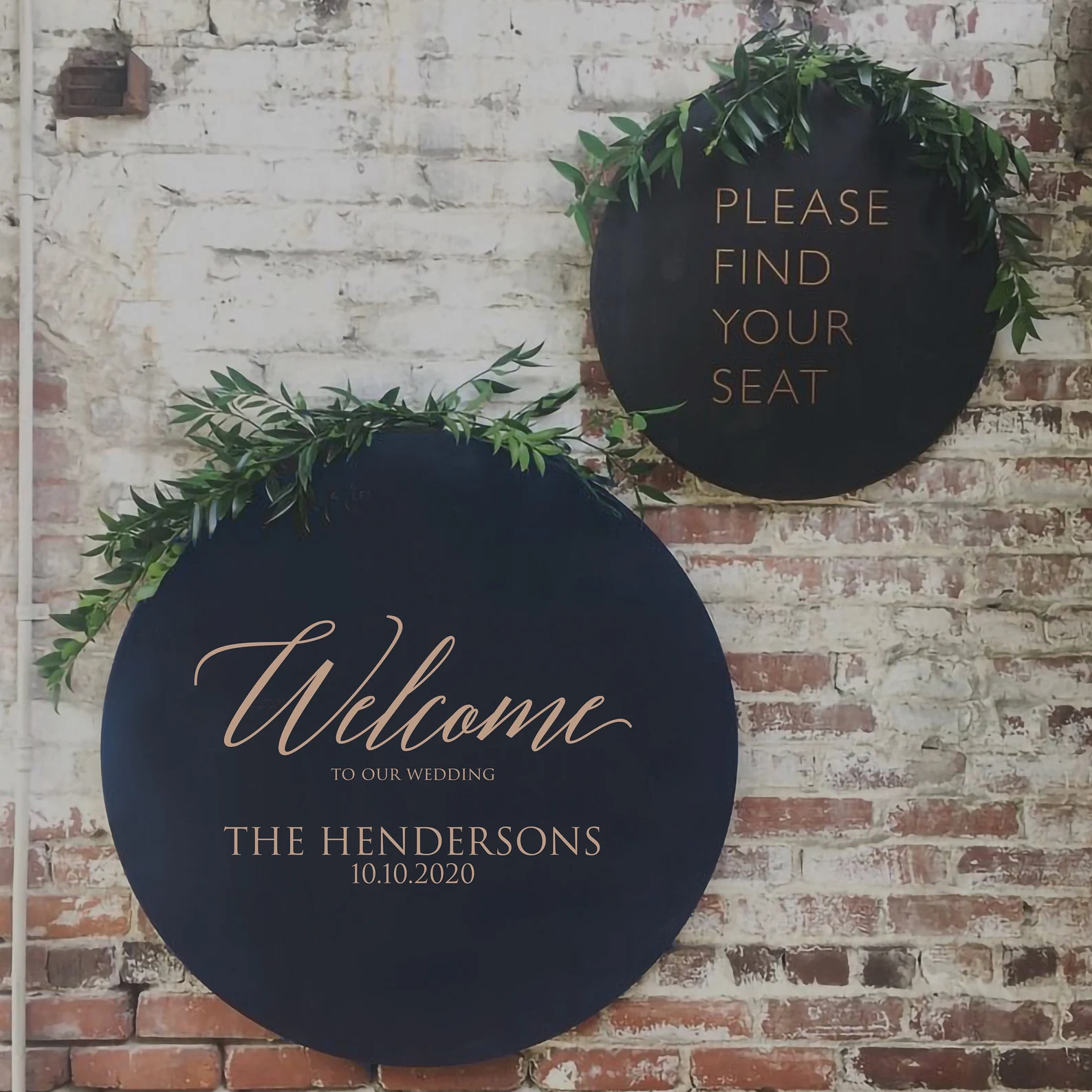 Rustic Wood Wedding Sign