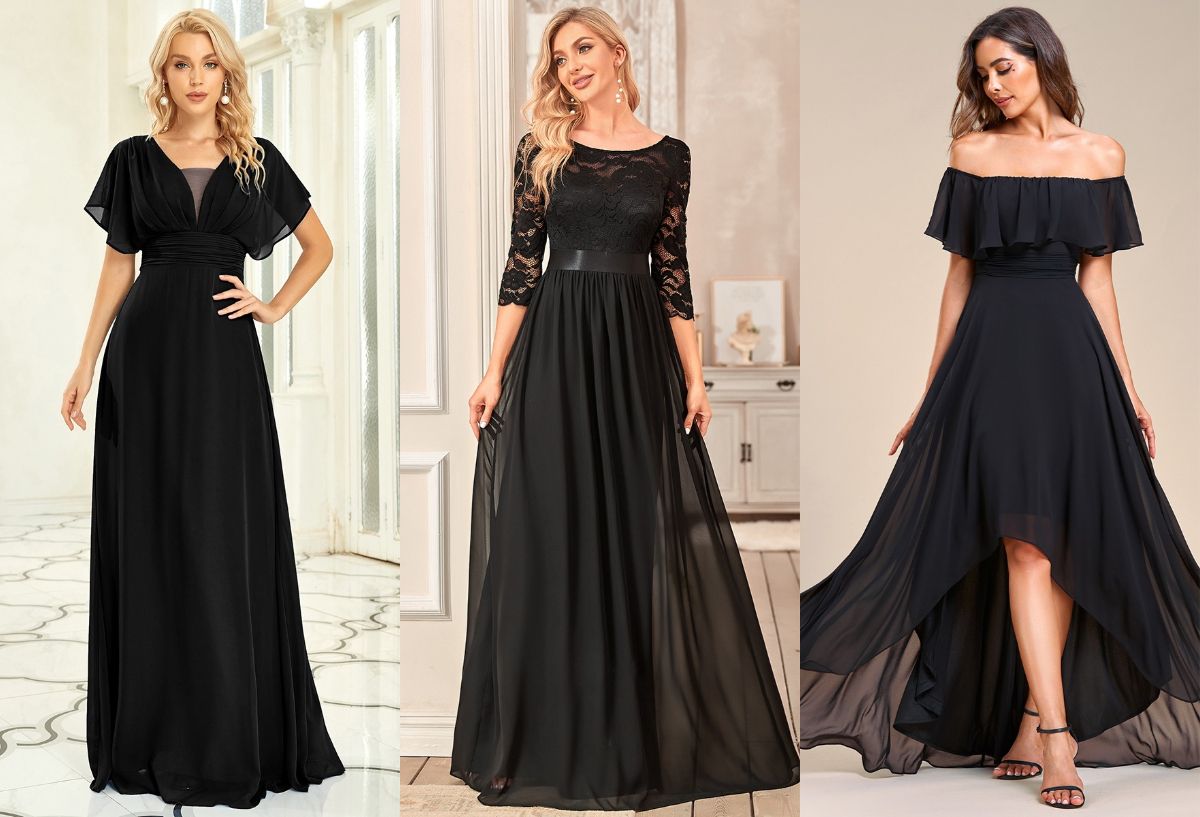 Black Bridesmaid Dresses