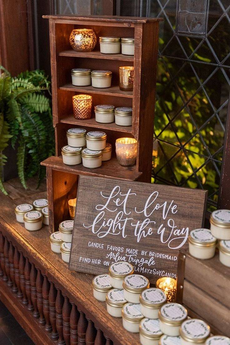 candle wedding favors