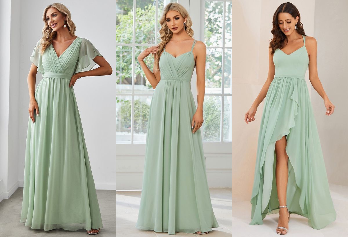 sage green bridesmaid dresses