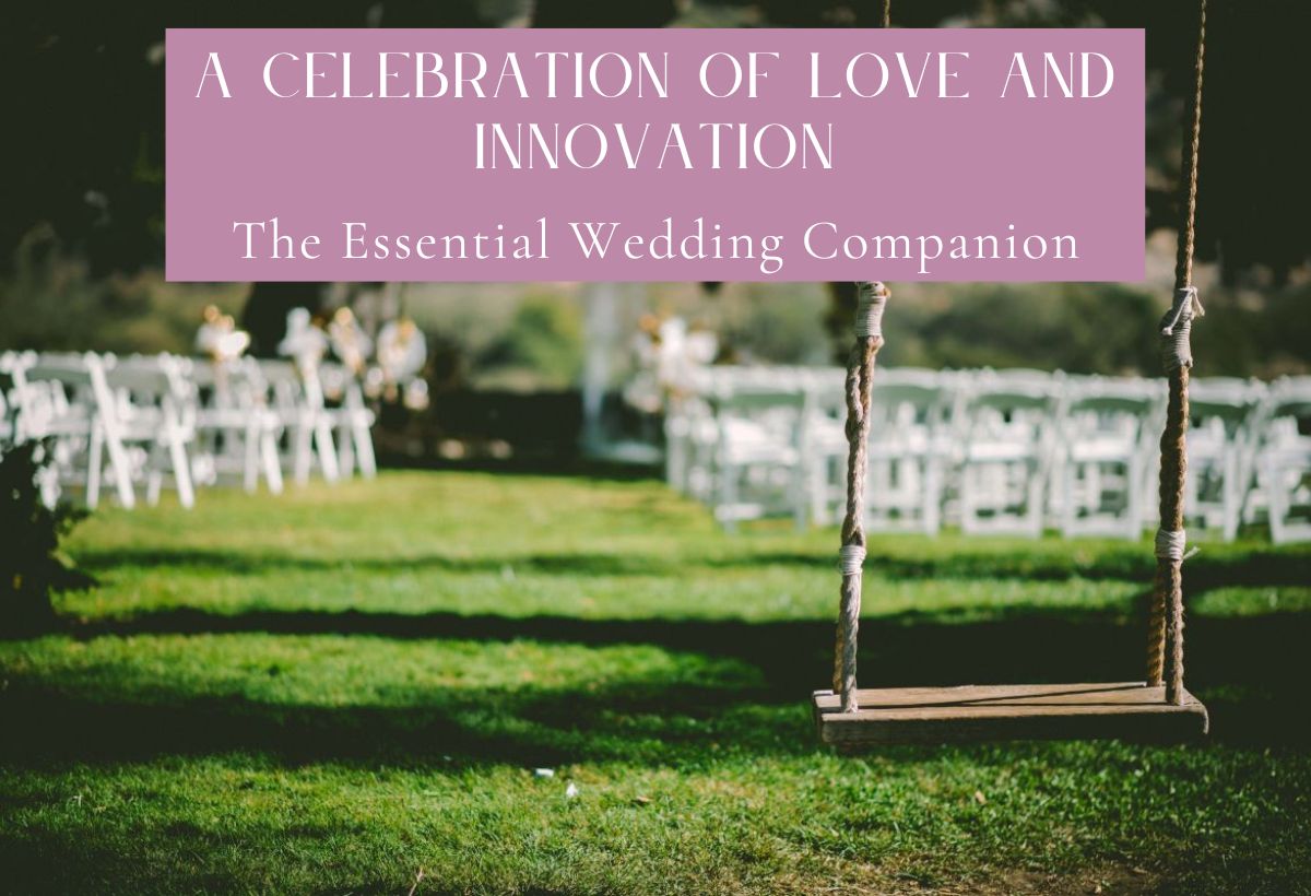 Wooden swing at wedding venue
