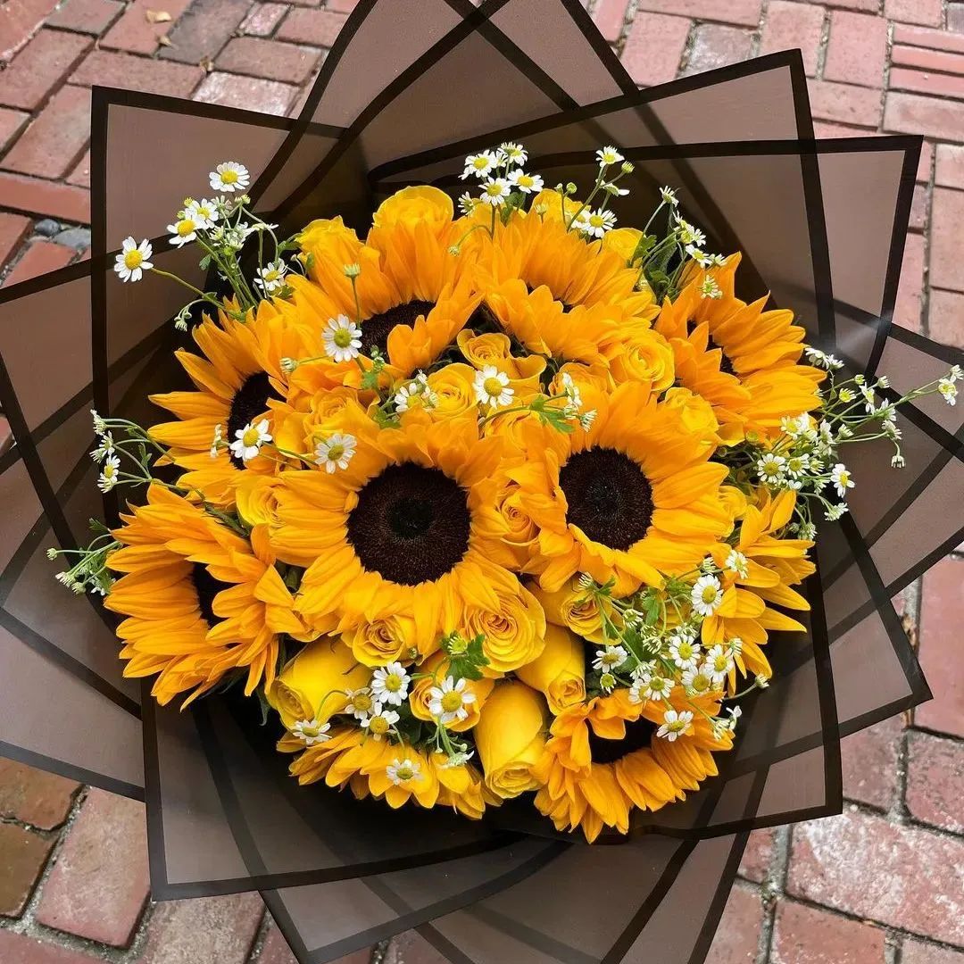 sunflower bouquet idea